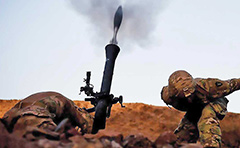 Australian Army M252A1 81mm mortar